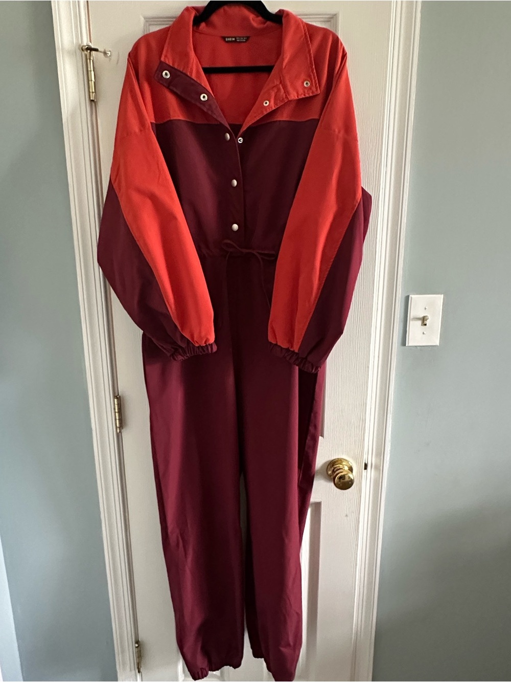 SHEIN Hokie colored jumpsuit NWOT